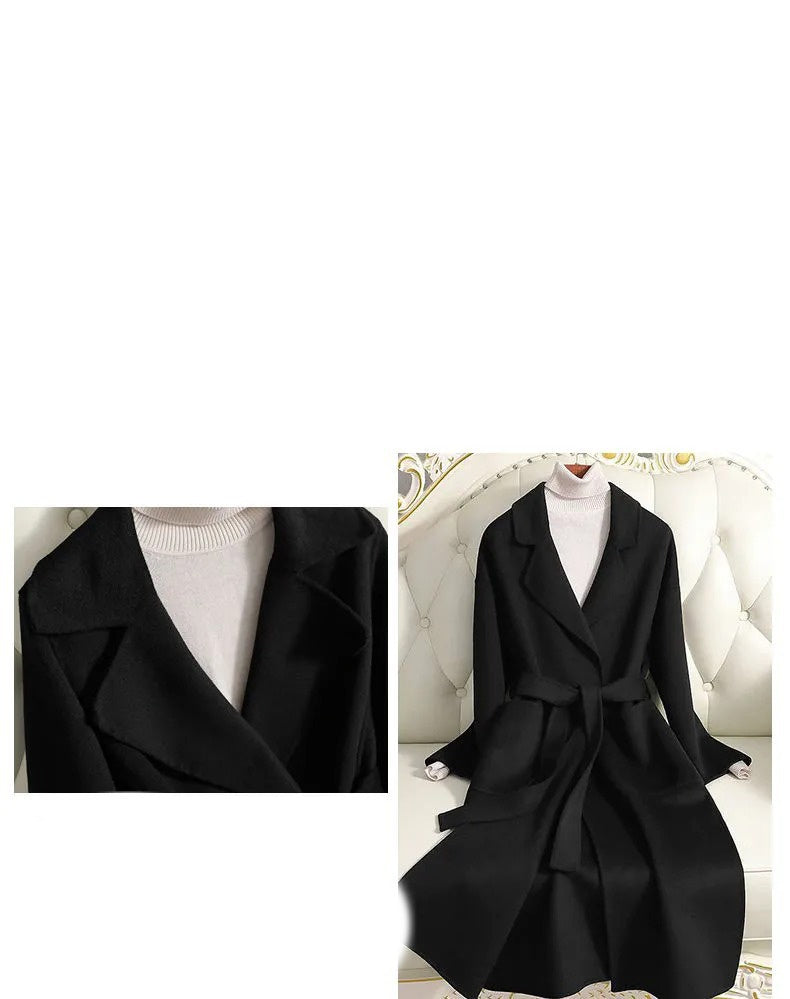 Manteau d'hiver en laine Little Man pour femme