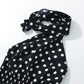 Women's Fashion Halter Off-the-shoulder Polka Dot Set