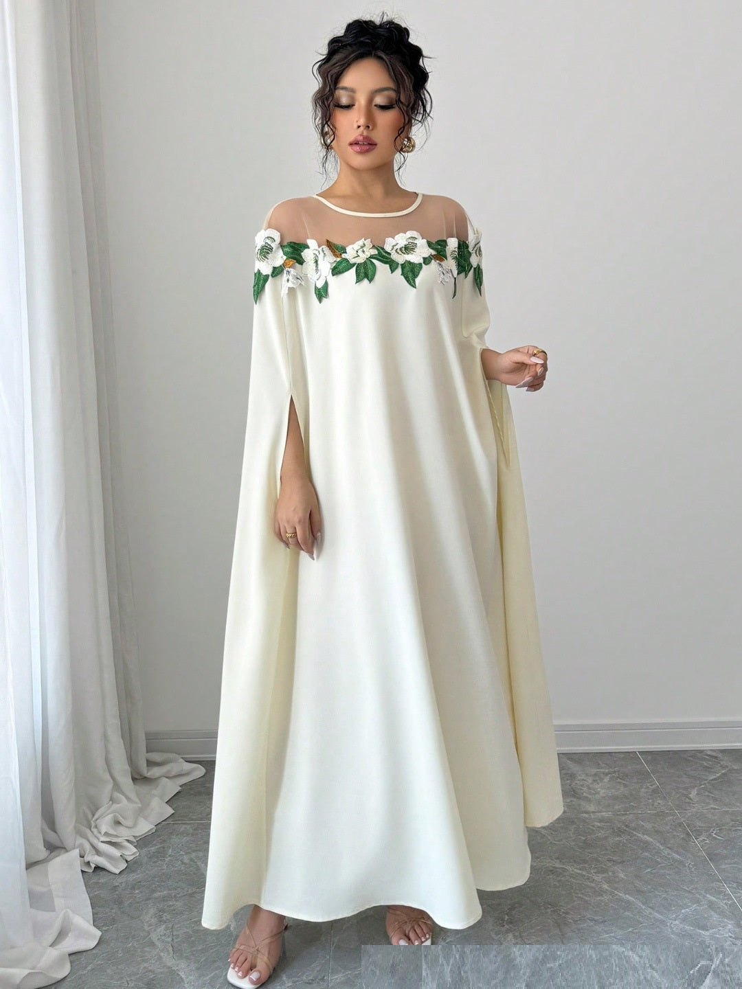 Stylish And Unique Floral Dress For Women In A French Design