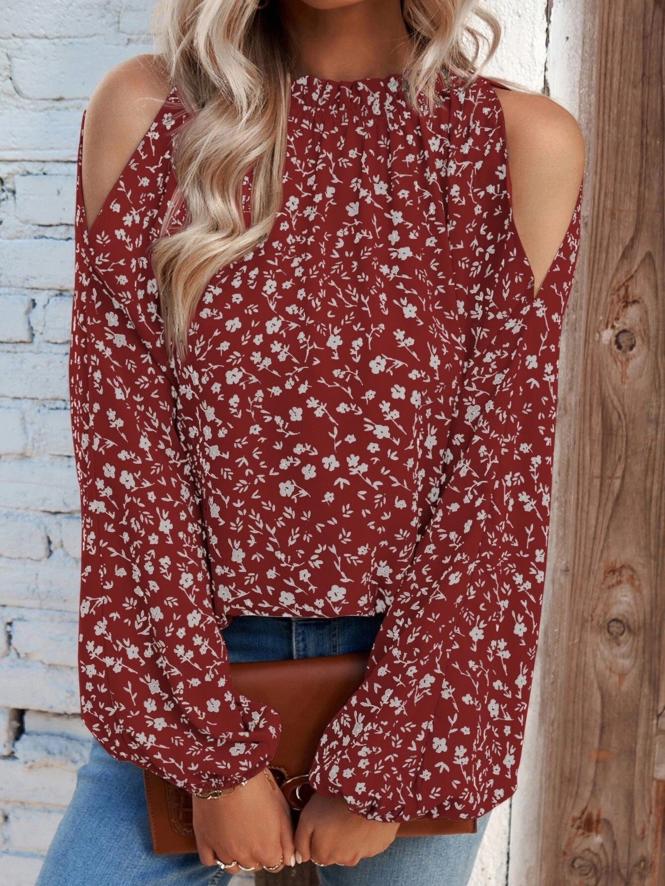 Women's Printed Shirt Amazon Floral Long Sleeve