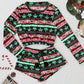 Coral Fleece Christmas Venonat Decoration Round Neck Shorts Long-sleeve Suit