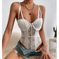 Women's Lace Stitching Niche Street Style Jumpsuit