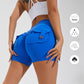 Short taille haute avec poches pour le yoga, le fitness, le sport, l'été