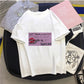 Printing Women's Slim-fit Short-sleeved T-shirt