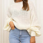 Solid Color Women's Loose Casual Sweater