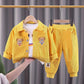 Boys' Three-piece Suit Handsome Overalls