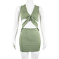 Ladies Personality Slim Fashion Cutout Dress