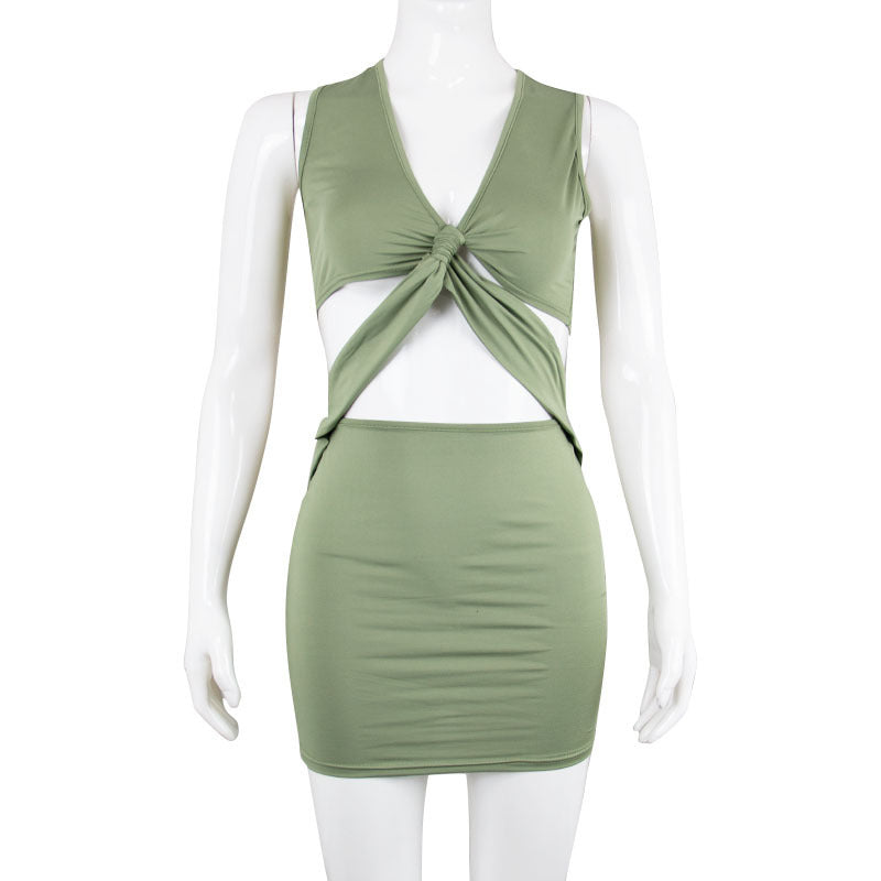 Ladies Personality Slim Fashion Cutout Dress