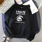 Plush Hooded Sweater Coat Plus Size Hoodie