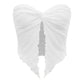 European And American Fashion Pleated Twist Tube Top Backless Top