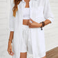 New Fashion Single-breasted Shirt Solid Color Casual Loose Outfit Women