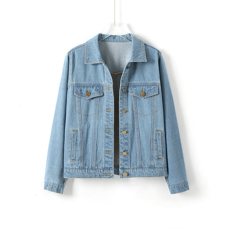 Foreign Trade Ladies Loose Denim Jacket