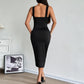 Women's Patchwork Sheer Mesh Dress