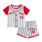 Children's Summer Short-sleeved T-shirt Shorts Two-piece Set