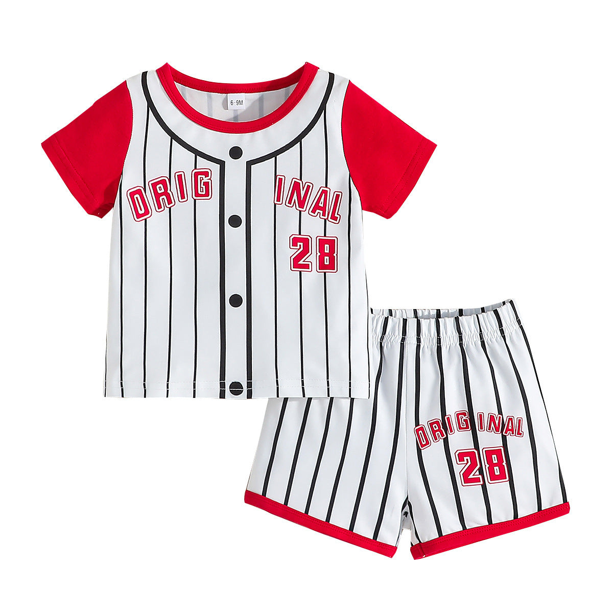 Children's Summer Short-sleeved T-shirt Shorts Two-piece Set