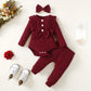 Combinaison pantalon couleur unie pour fille