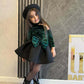 Bow Ruffled Dress Two-piece Set