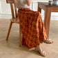 Women's Fashion Elegant Floral Cotton Silk Home Dress