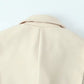 Women's Double Breasted Casual Women's Woolen Vest Coat