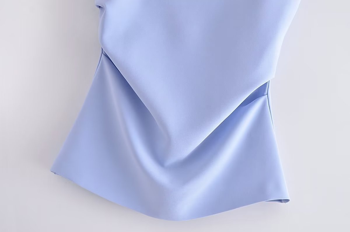 European And American Summer Wind Women's Solid Color Slim Tube Top