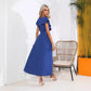 Women's Fashion Irregular Waistband Dress