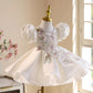 Light Luxury Minority Girls Performance Flower Girl Wedding Dress