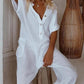 Casual Loose Long Jumpsuit Short Sleeve Rompers