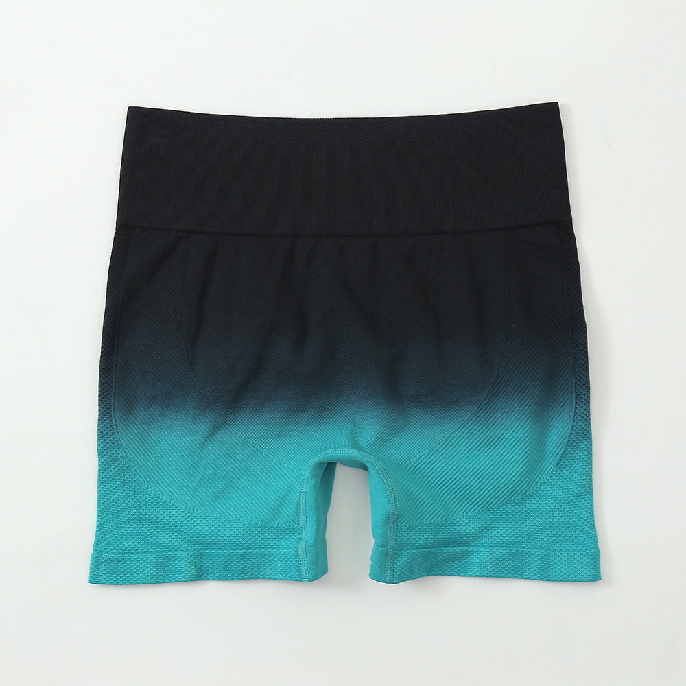 Short de yoga rayé taille haute, pantalon moulant pour femme, leggings de sport, de course à pied et de fitness