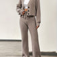 Ladies New Fashion Knitted Sweater Suit