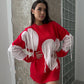 Women's Round Neck Fashion Pullover Top Sweater