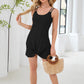 Solid Color Casual Fashion Twisted-knot Tank Dress For Women