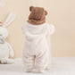 Barboteuse en polaire corail pour bébé, nouvelle collection printemps-automne