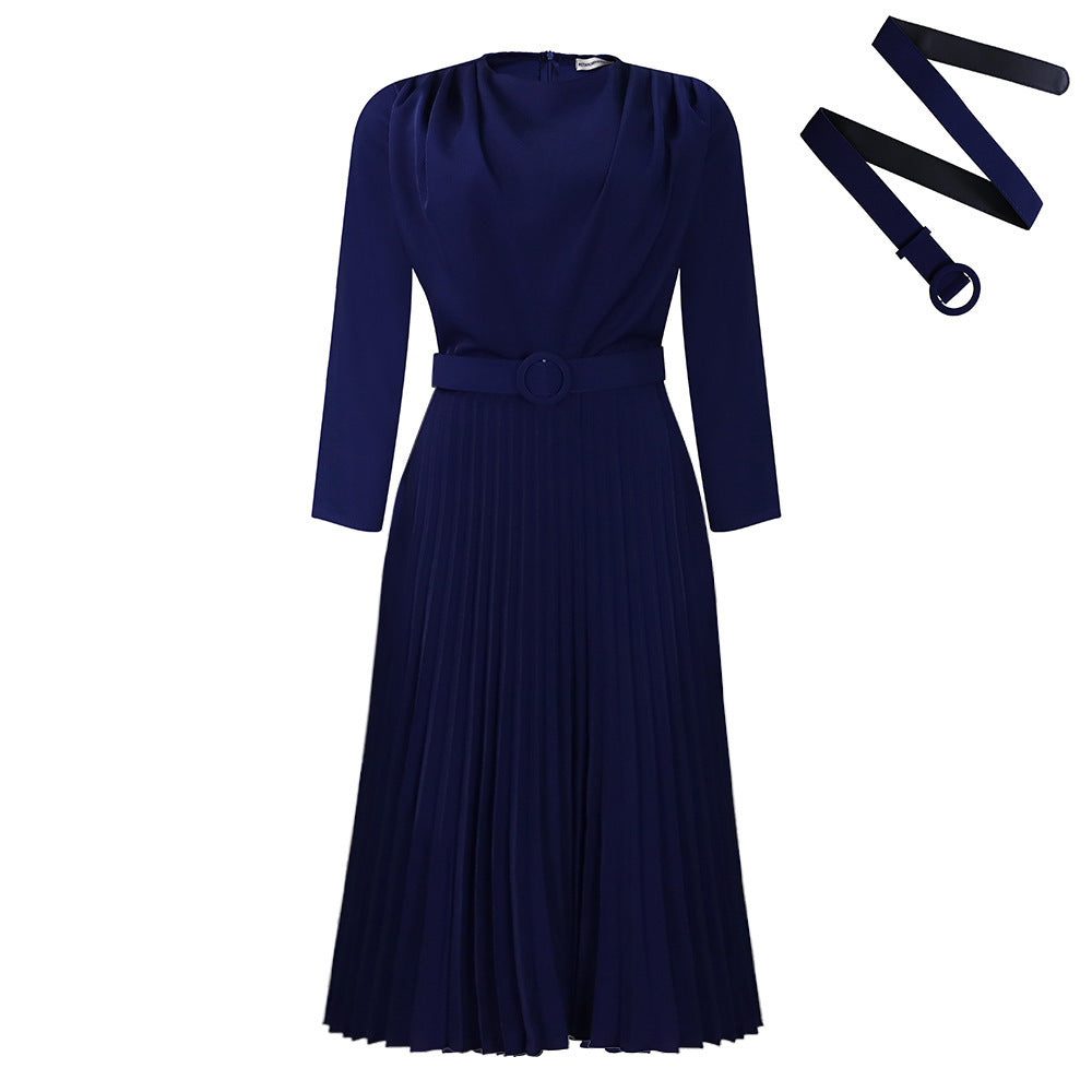 OL Solid Color African Plus Size Dress