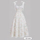 Women's Spring Clothing Elegant Low-cut Split Sling Dress