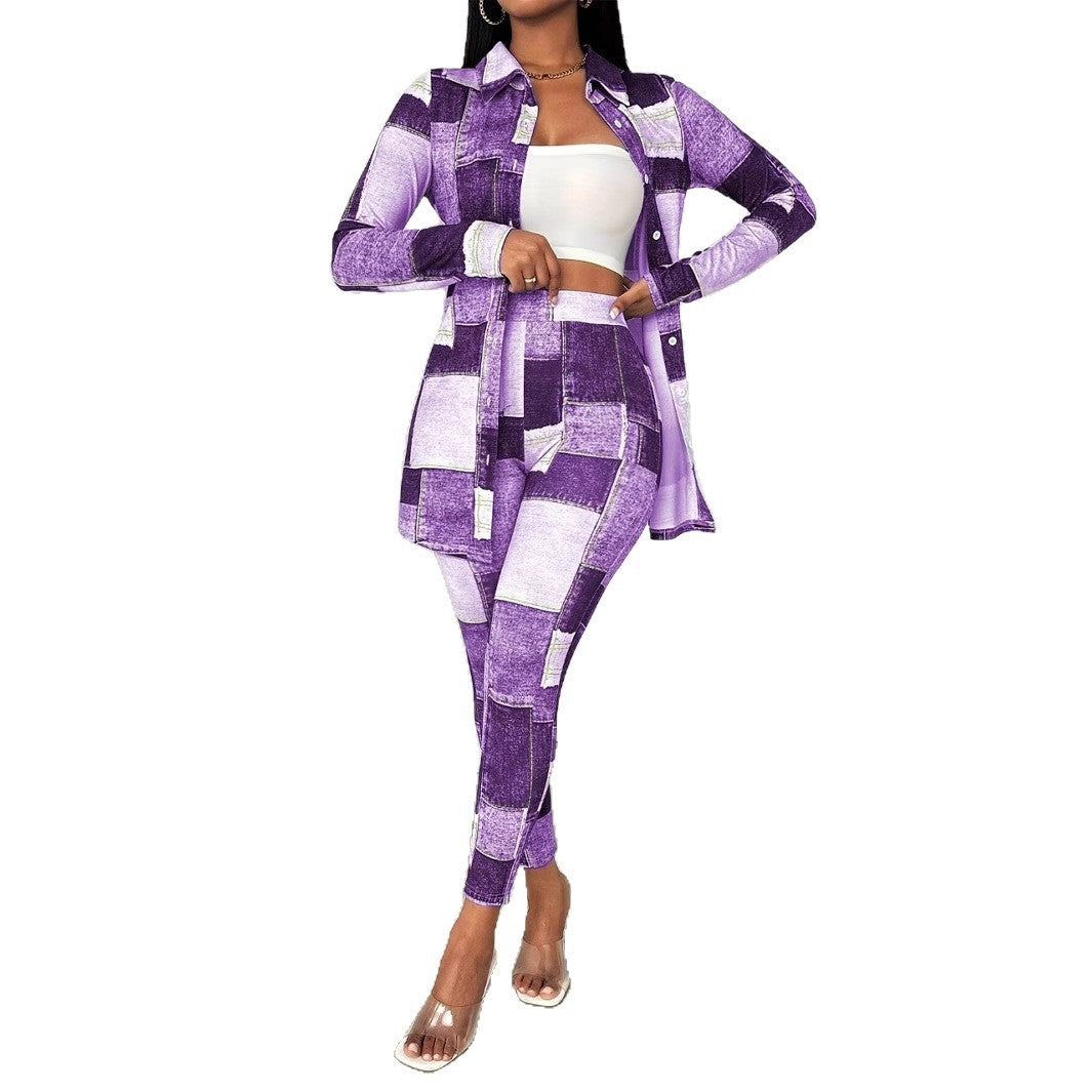 Comfortable Fashion Digital Printing Shirt Women's Clothing