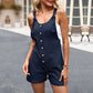 Solid Cotton Linen European And American Shoulder Straps For Women