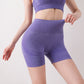 Short de yoga, de course, de gym, d'été, taille haute, moulant, pour femme