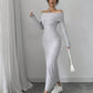 Long-sleeve Autumn Winter Long Dress Womens Clothing