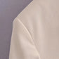 Women's Flap Pocket One Button Blazer