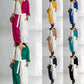 Spring Solid Colored Patchwork Long Sleeve Shirt Lace Up Jumpsuit