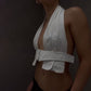 Summer Fashion Trends Women's New Halter Backless Hollow Slim Fit Inner Wear Vest