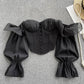 Women's Fashion Wrap Breast One Shoulder Top
