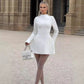 Solid Color Women's Dress High Sense