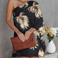 Gradient Shoulder Bag Casual Dress