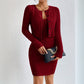 Women's French-style Pure And Fashion Suit Slim Short Jacket Dress