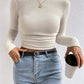 Autumn And Winter Wild Plaid Round Women's Top
