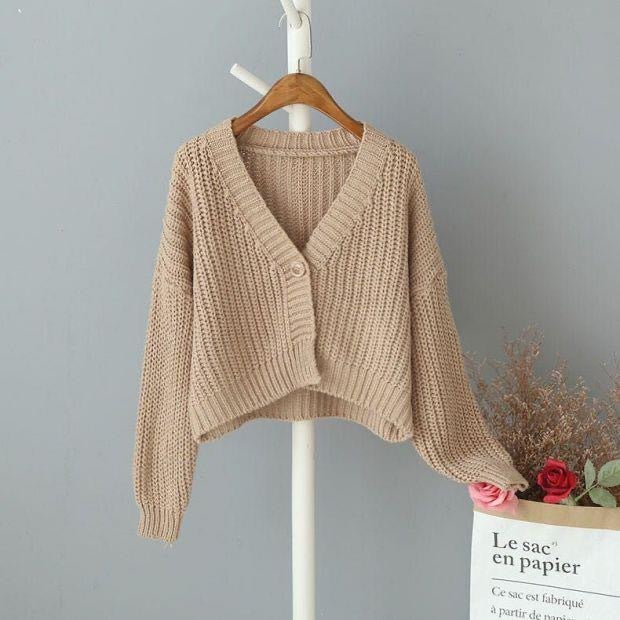 Nouveaux vêtements d'automne et d'hiver pour femmes, manteau ample, doux, épais, court, cardigan