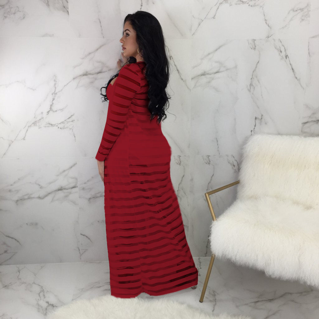 Women's Plus Size Fashion Lace Hollow Cloak Wrapped Chest Pants Suit