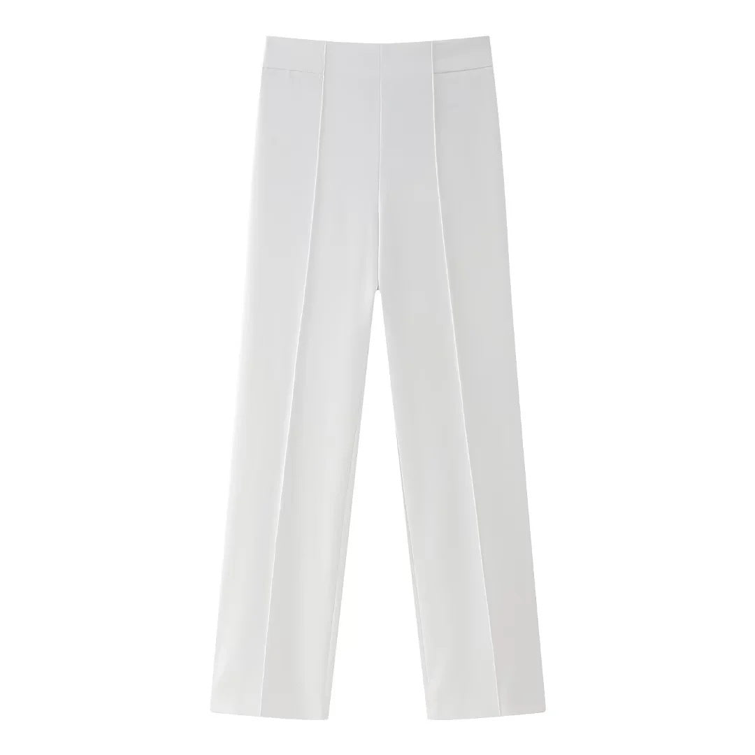 Robe de costume style français pour femme avec ceinture, petite veste, pantalon décontracté