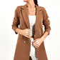 European And American Women's Casual Double-breasted Suit Jacket